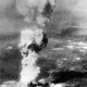 The actual Hiroshima mushroom cloud, a photo taken from the Enola Gay a few minutes after detonation. (Image: George R. Caron via Associated Press)